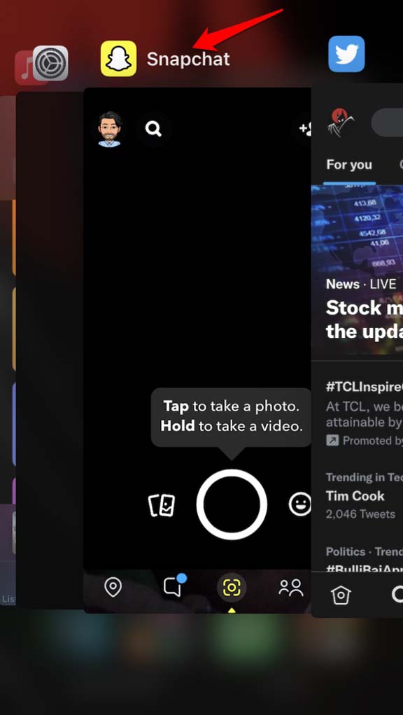 How to Fix Snapchat Not Showing Messages on Android and iPhone? 15 close Snapchat from app switcher