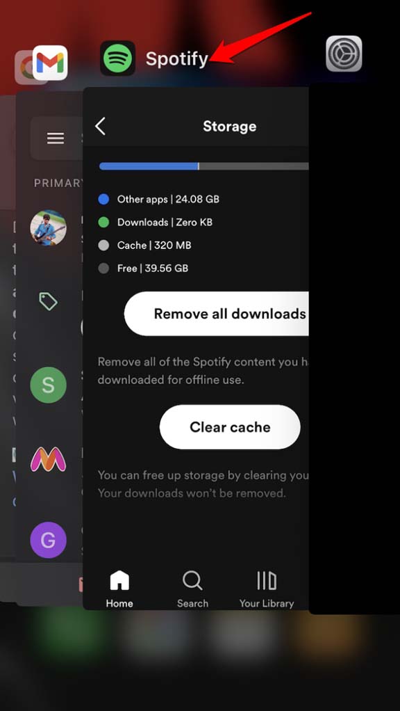 How to Fix Spotify Not Working on iPhone? 4 close Spotify app
