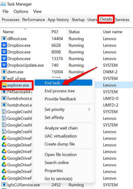 How to Fix Split-Screen Not Working in Windows 11? 10 close windows explorer