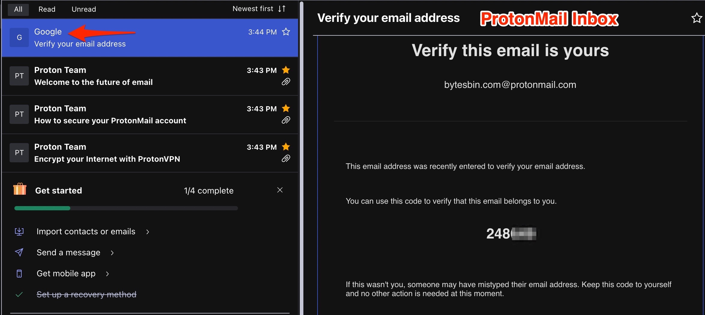 How to Use YouTube Without Gmail? 3 code_will_be_sent_to_your_email_inbox