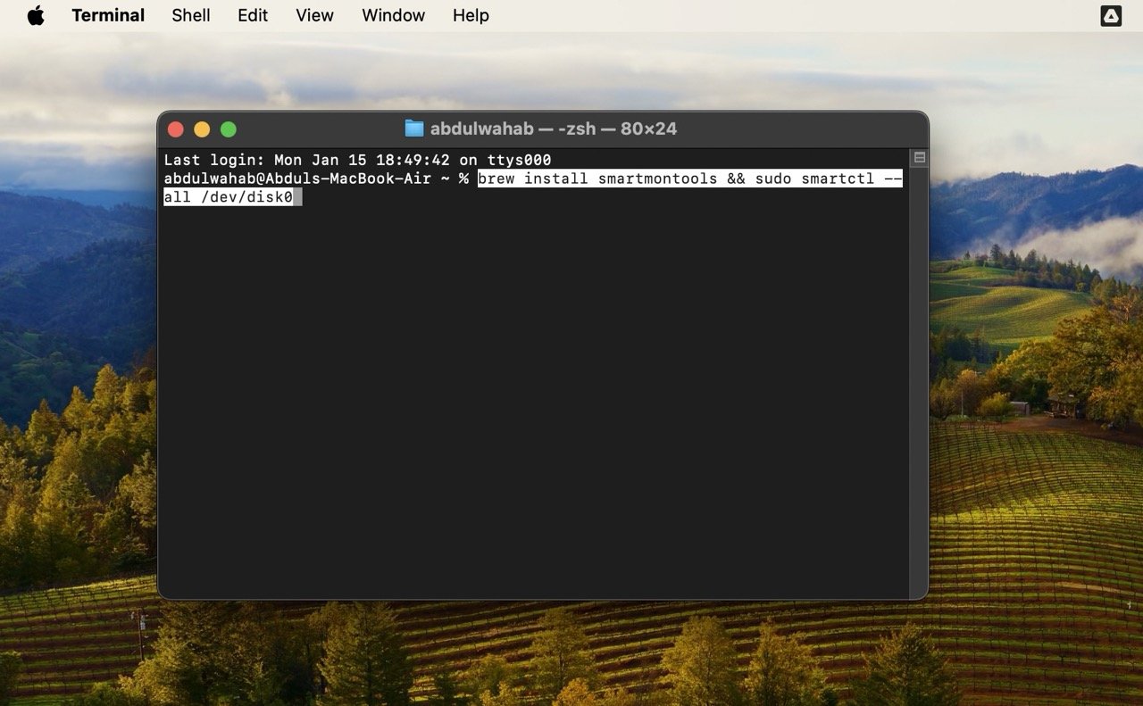 How to Check SSD Health on Mac 8 Command 4