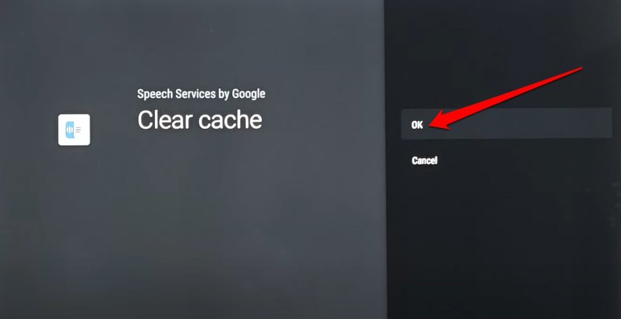 YouTube Voice Search Not Working on Smart TV: How to Fix? 27 confirm cache clear of Google Speech services