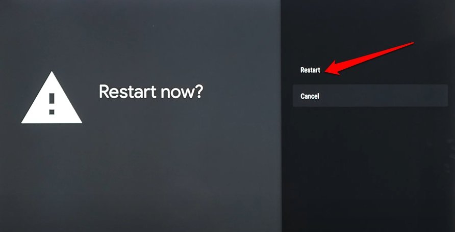 YouTube Voice Search Not Working on Smart TV: How to Fix? 31 confirm restart Android TV