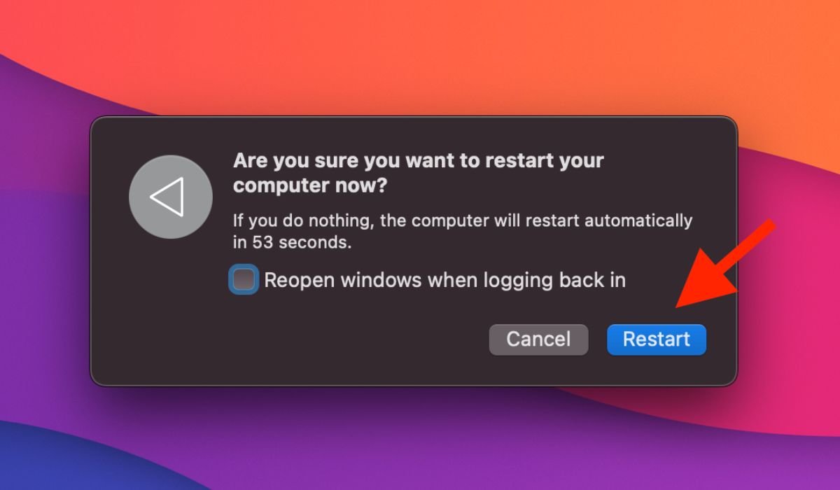 How to Fix MacBook Keyboard Backlight Not Working? 12 Confirm restart