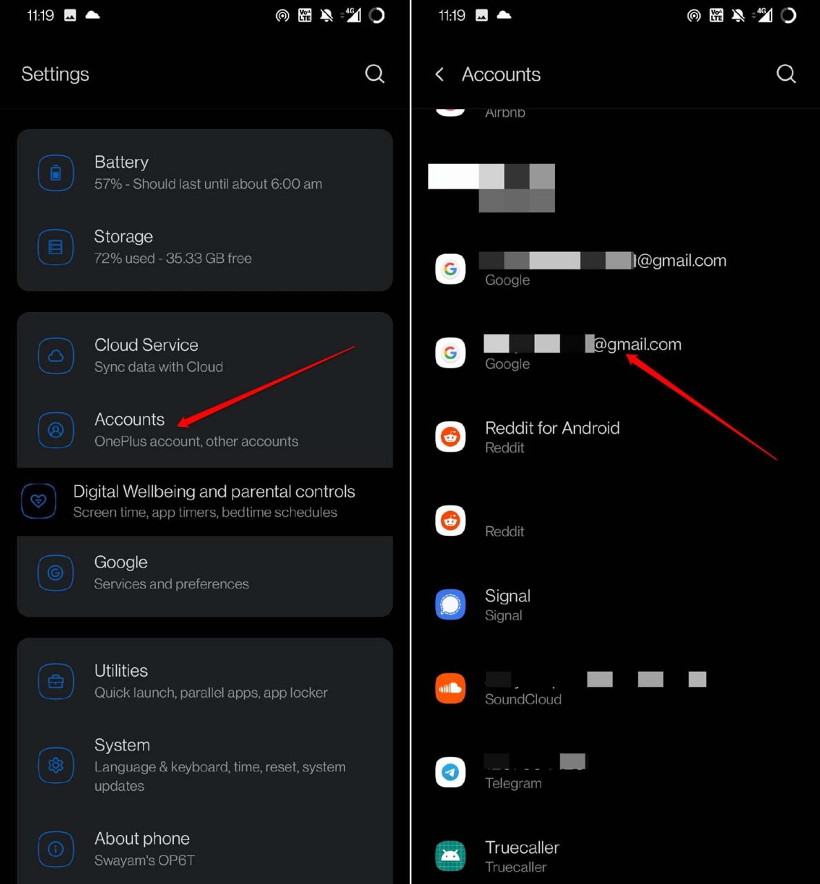 Google Calendar Notifications Not Showing on Android: How to Fix? 10 connected accounts on Android device