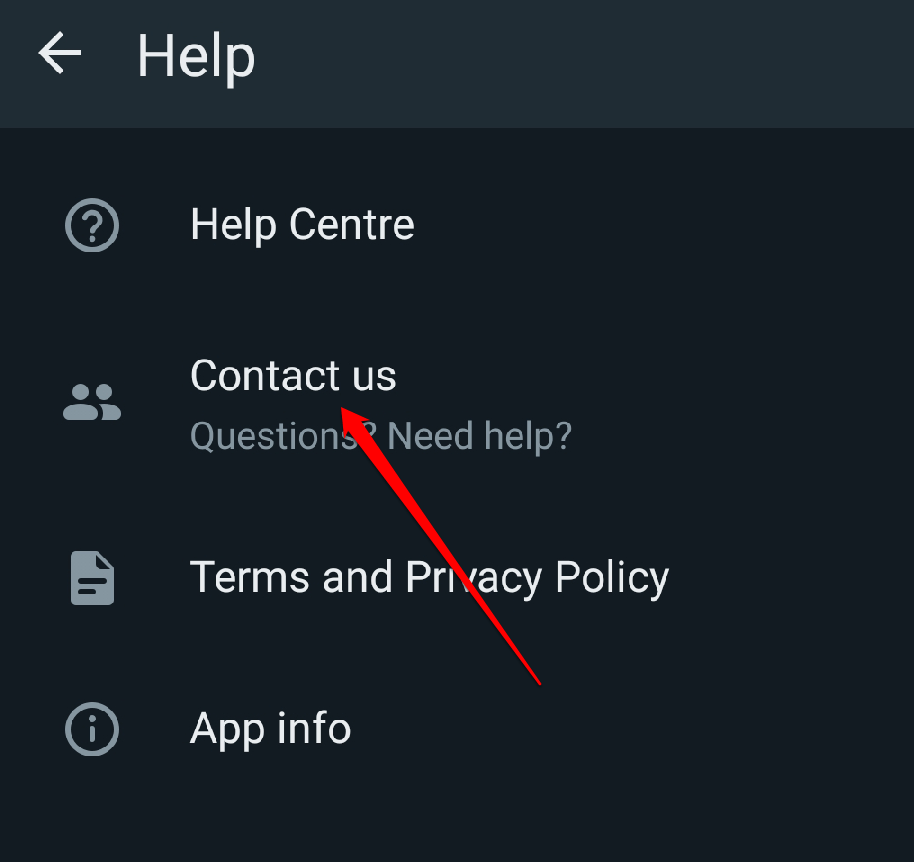 WhatsApp Not Showing Contact Names? How to Fix It 17 Tap Contact Us.