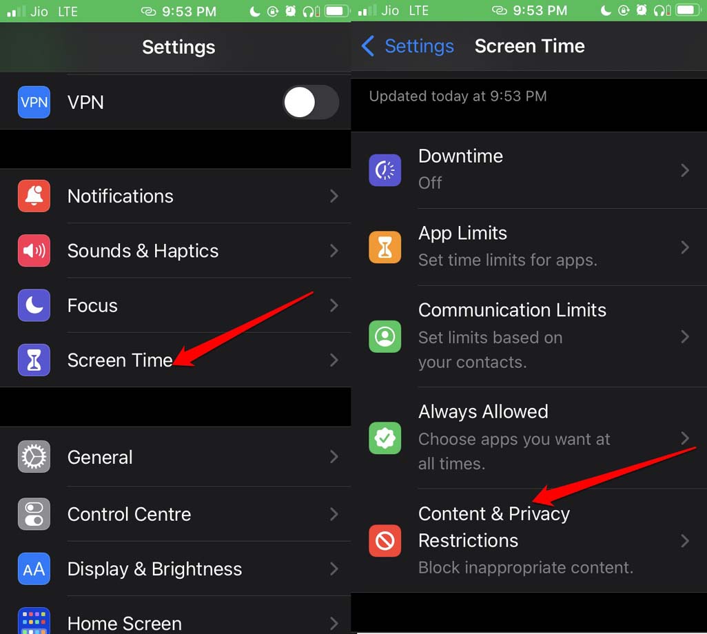 How to Fix iPhone Dictation Not Working? 9 content and privacy restriction settings iOS