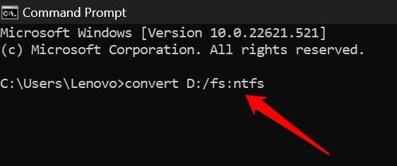 How to Fix Slow File Transfer Speed on Windows 11? 16 convert file system to NTFS