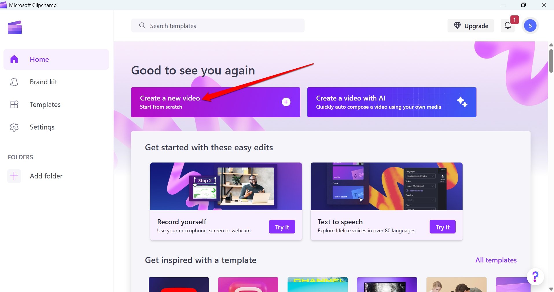 Download Protected Google Drive Videos: Save Restricted Video 17 create a new video on Clipchamp