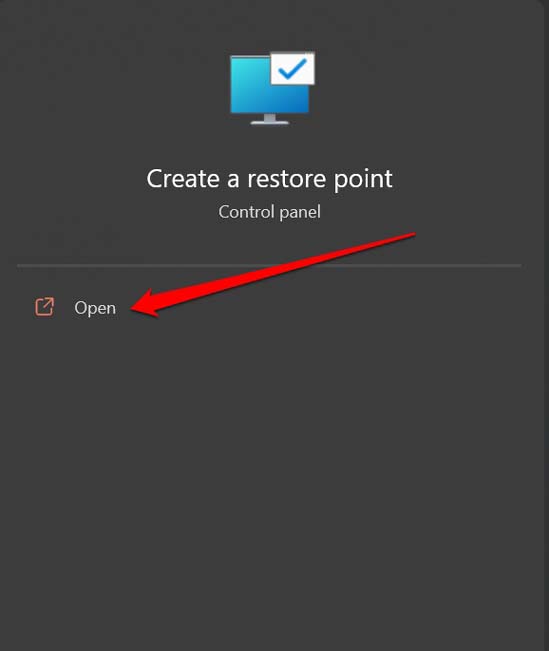 How to Fix WiFi Option Missing on Windows 11? 20 create a restore point