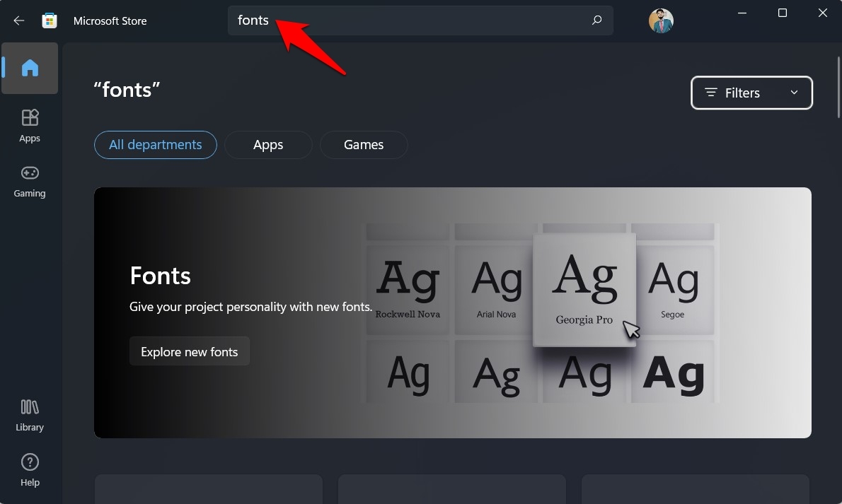 How to Install Custom Fonts in Windows 11? 2 custom fonts microsoft store