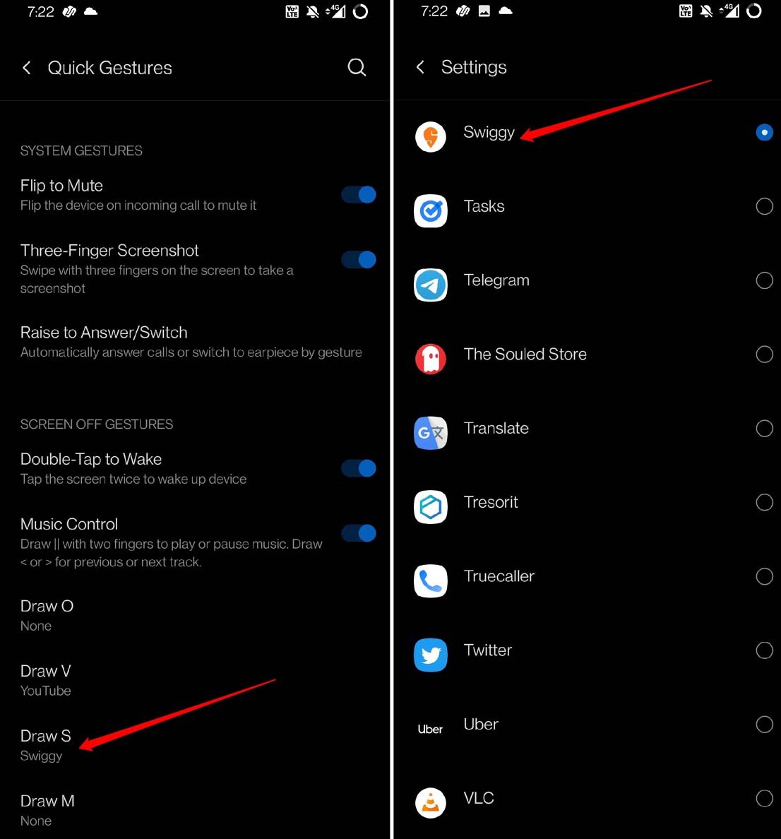 How to Customize and Use Quick Tap Gestures on an Android Device? 4 customize screen off gestures