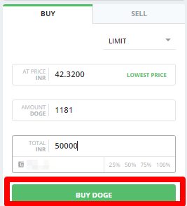 Buy DOGECoin