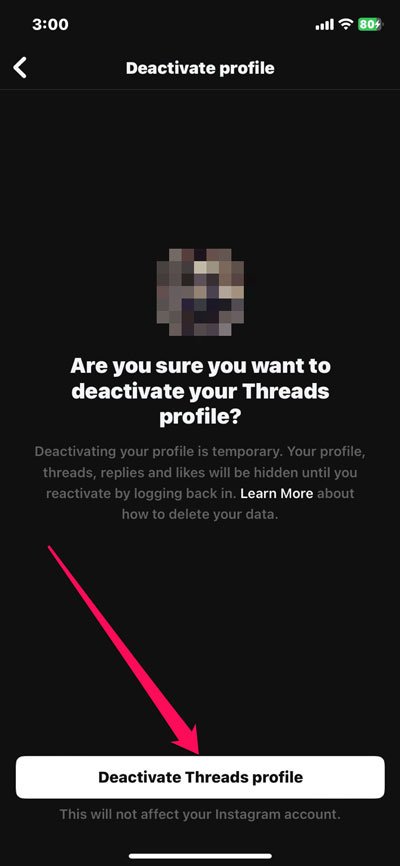 How to Deactivate Threads Account? 6 How to Deactivate Threads Account?