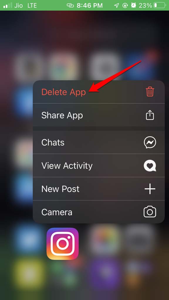 How to Fix Instagram Stories No Audio Issue on iPhone 9 delete instagram from iOS