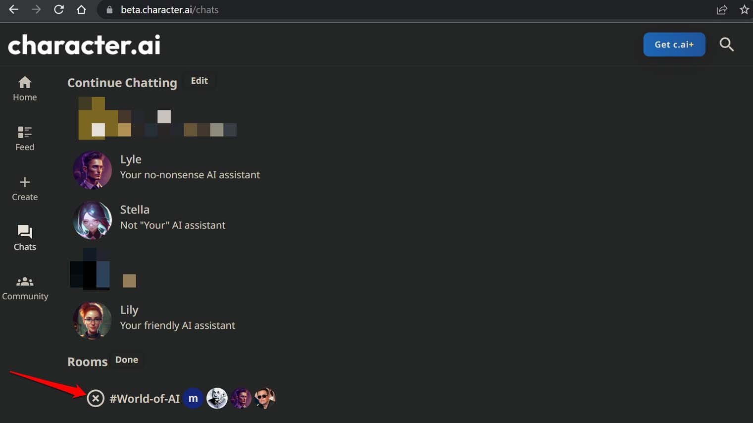 Character AI Rooms: Everything You Must Know 6 delete a room in Character AI