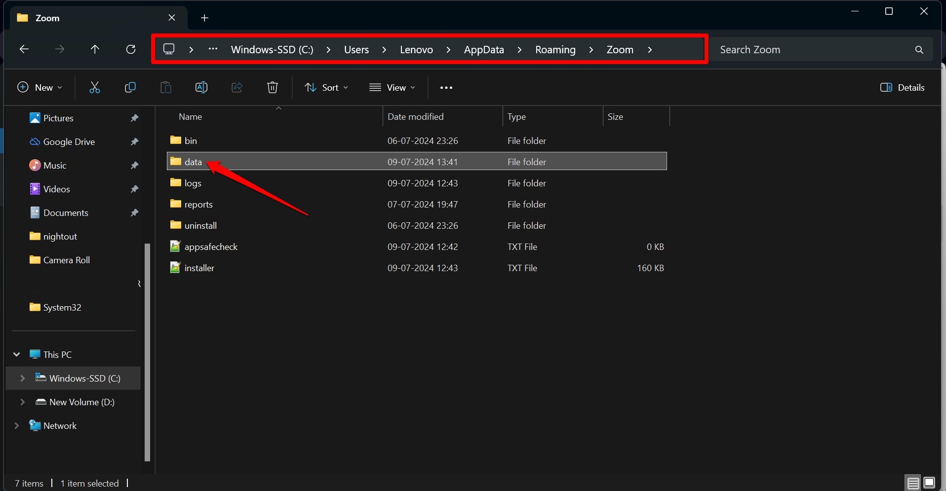 How to Fix Zoom Error 4502 8 delete the app data folder of Zoom