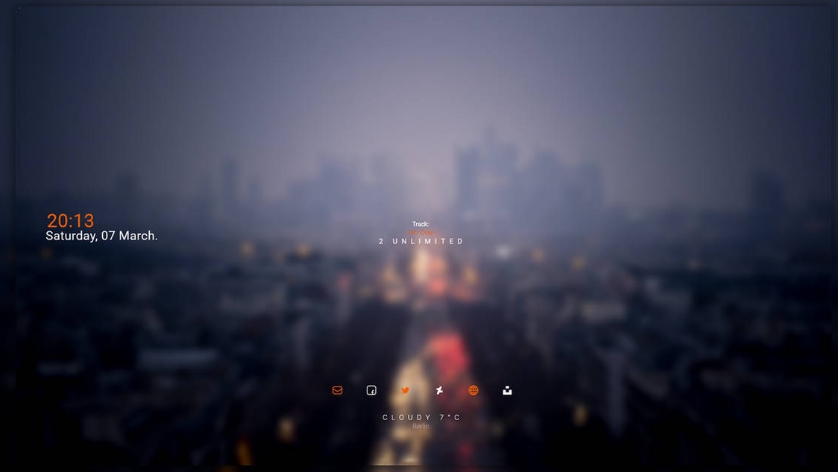 10 Best Rainmeter Skins for Windows 11 9 devandro rainmeter skin for Windows 11