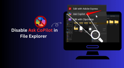 Disable Ask Copilot in File Explorer Context Menu on Windows 11 disable Ask copilot in File Explorer menu