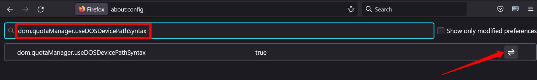 disable DOM storage mozilla firefox
