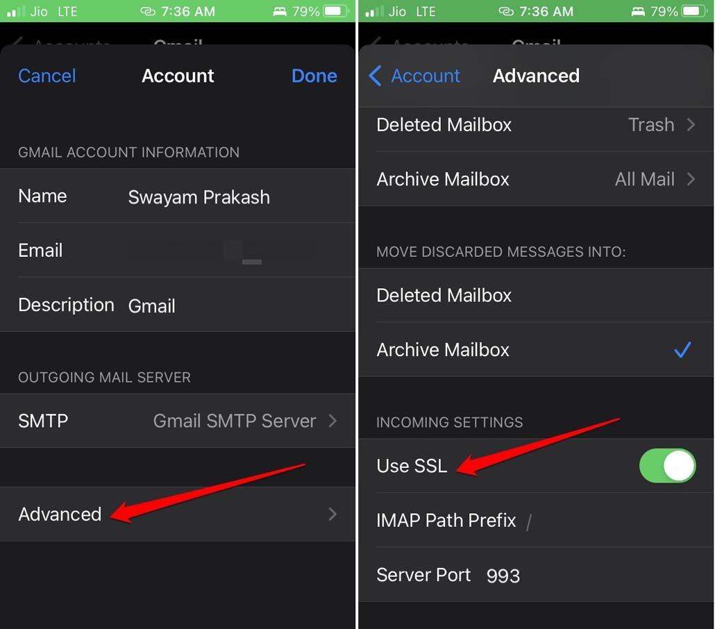 How to Fix “Cannot Verify Server Identity Error” on iPhone? 12 disable SSL encryption for Mail iOS