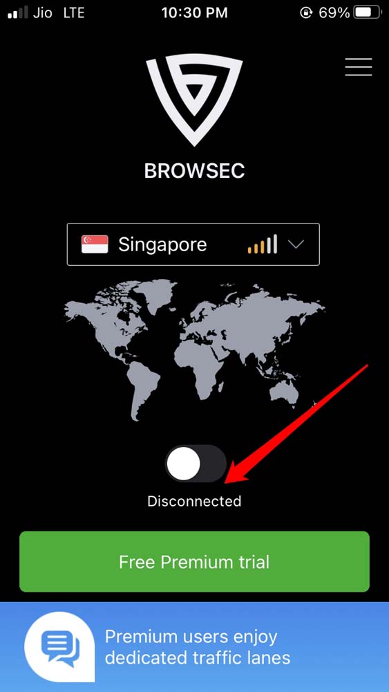 How to Fix Instagram Not Sending a Security Code for Authentication? 4 disable VPN on iOS