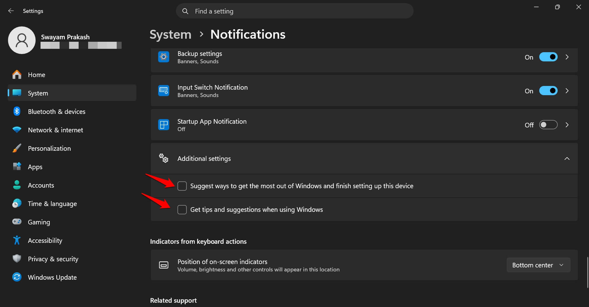 I was using Windows 11 wrong and these 10 default settings were the problem 23 disable Windows 11 tips and suggestions post system update