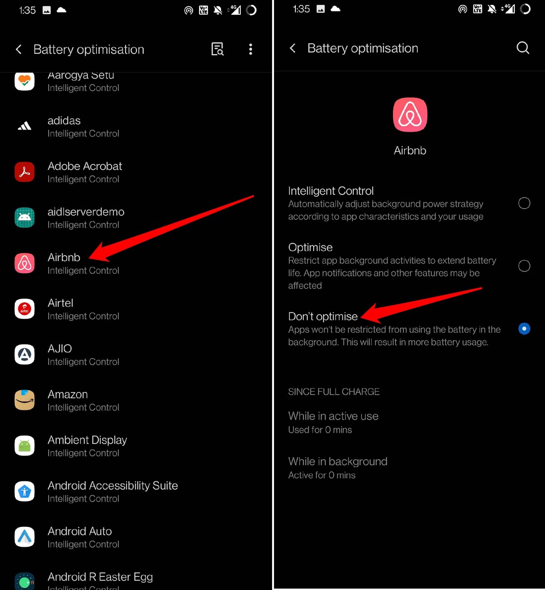 How to Fix Delayed Notifications on Android? 3 disable adaptive battery for Android app