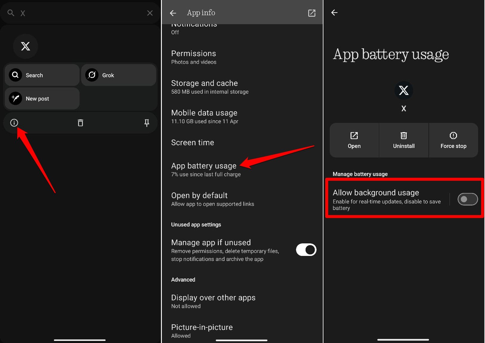 What to do if after Update your Android Phone is Slow? 3 disable-apps-from-running in background Android 15