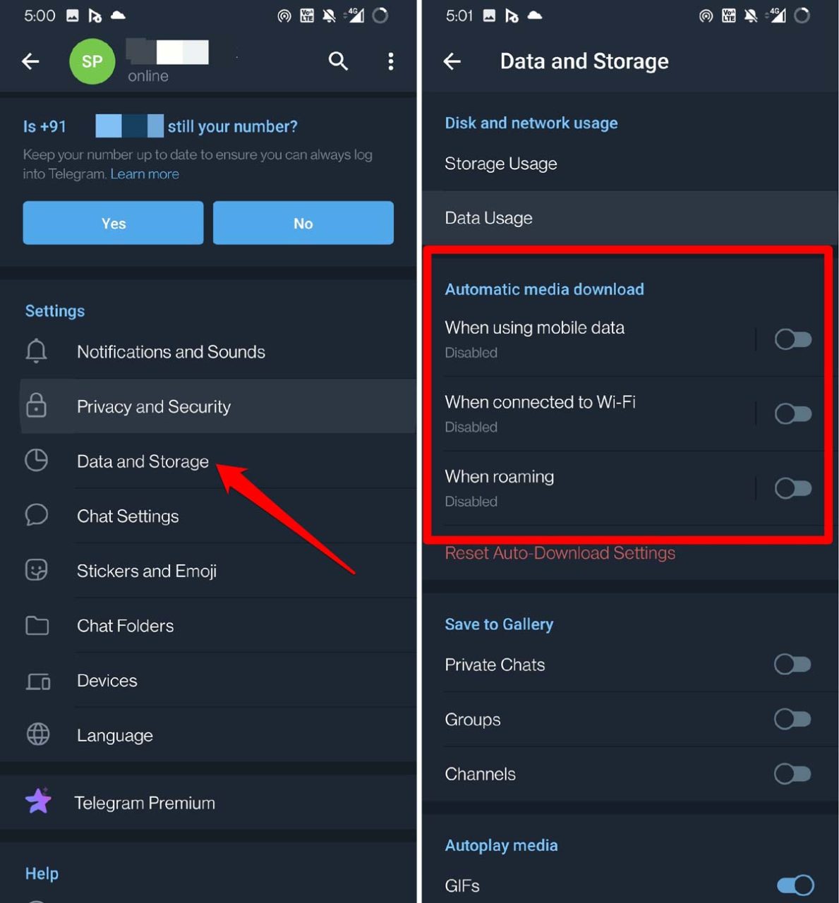 How to Increase Telegram Download Speeds on your Phone? 11 disable auto media download telegram