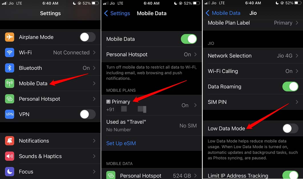 How to Increase Telegram Download Speeds on your Phone? 5 disable data saver feature on iOS 16