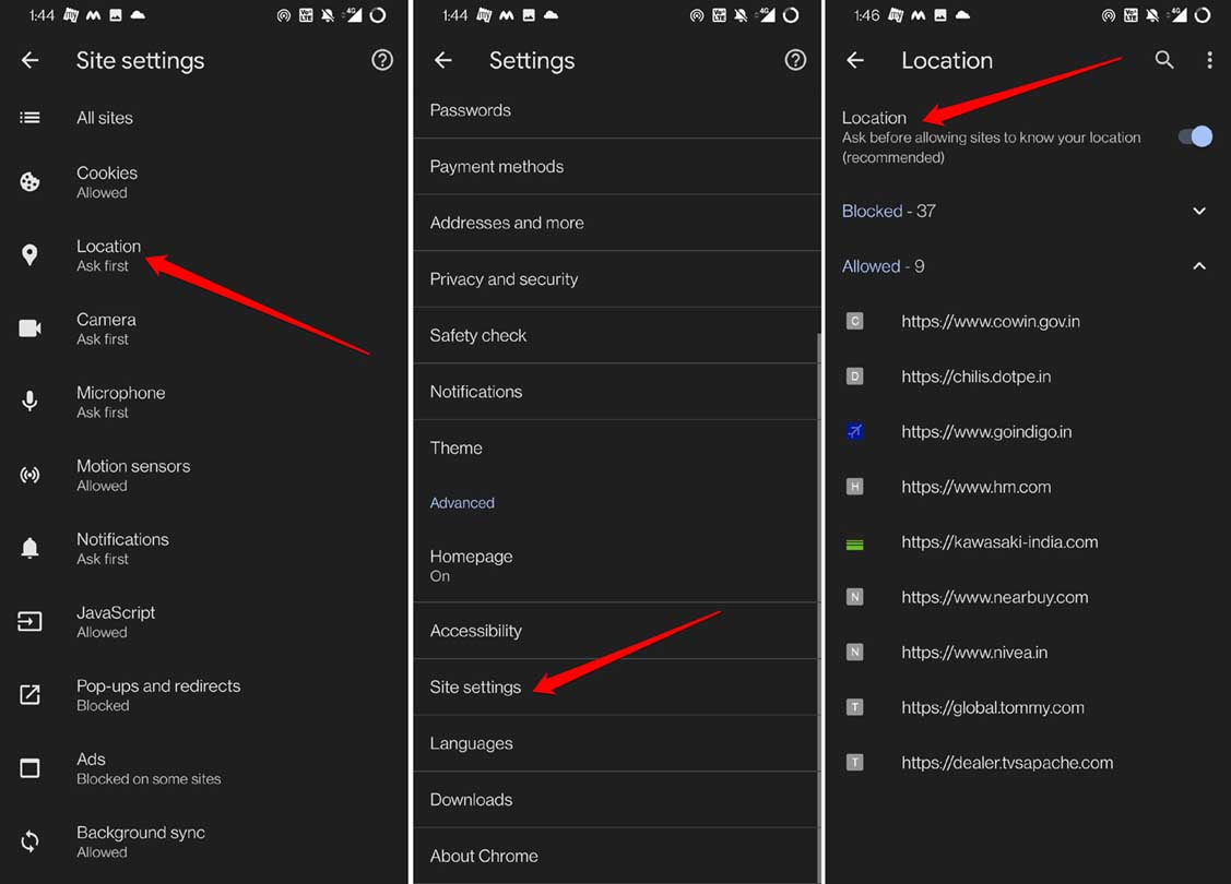 How to Disable or Enable Location Services in Google Chrome? 14 disable location access for Chrome in Android