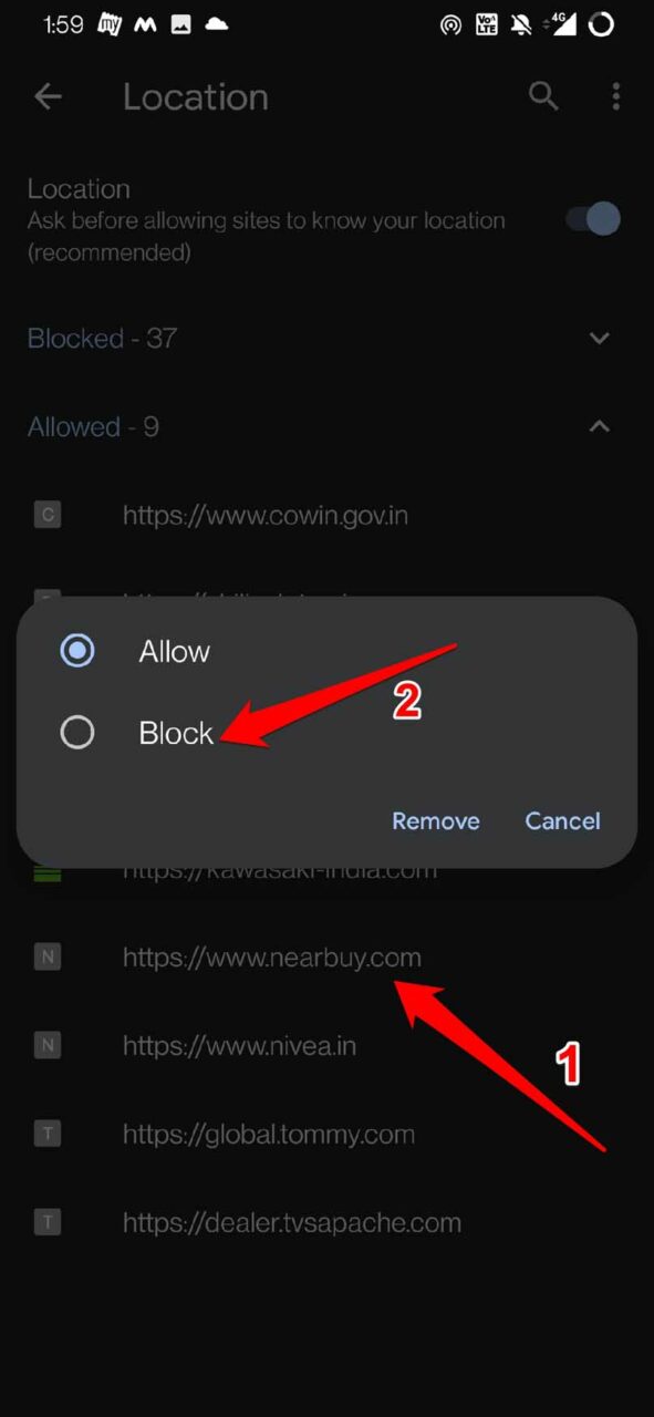 How to Disable or Enable Location Services in Google Chrome? 15 disable location access for a website on Chrome Android
