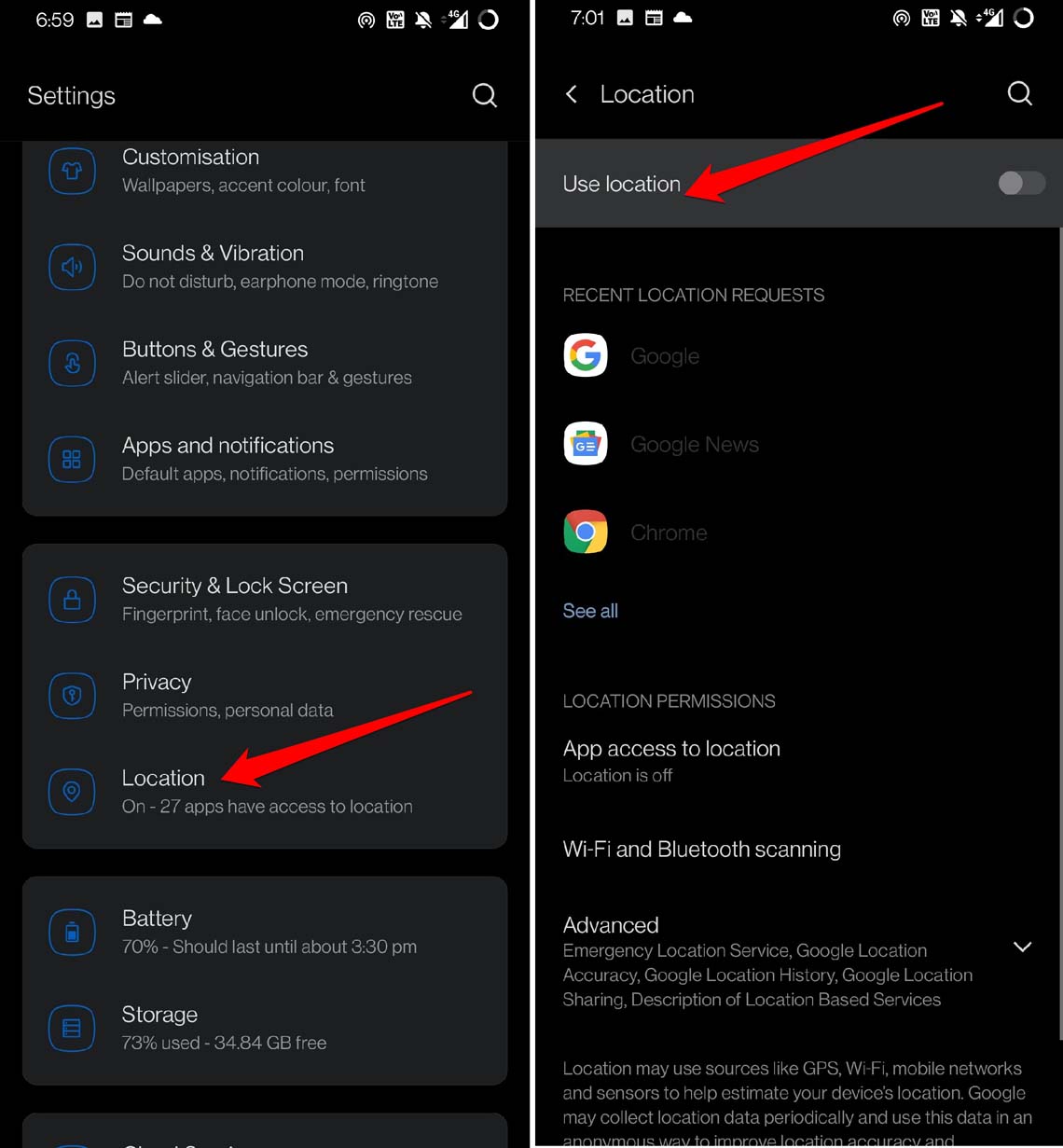 How to Fake Location on Google Maps: Android and iPhone 7 disable location on Android device
