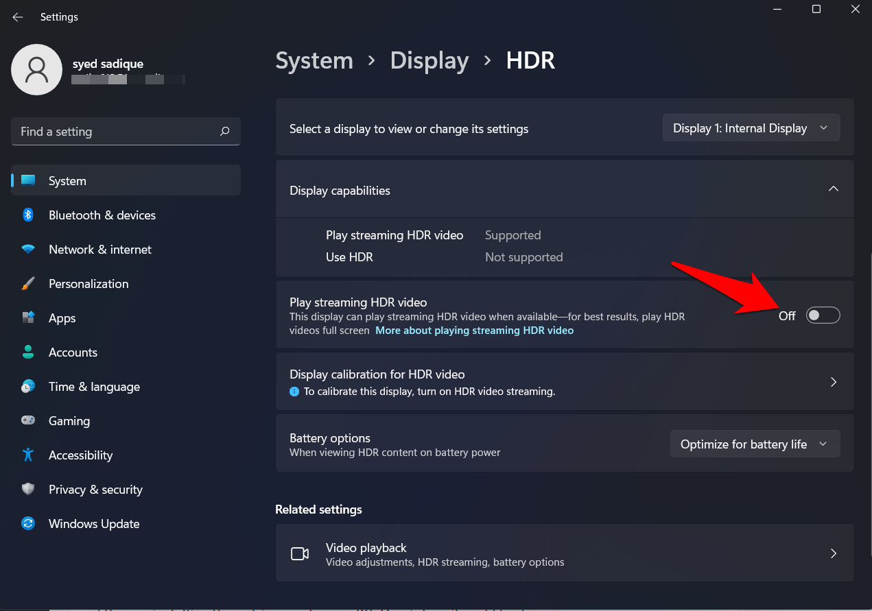 How to Fix Night Light Not Working in Windows 11? 7 disable play streamig hdr videos windows 11