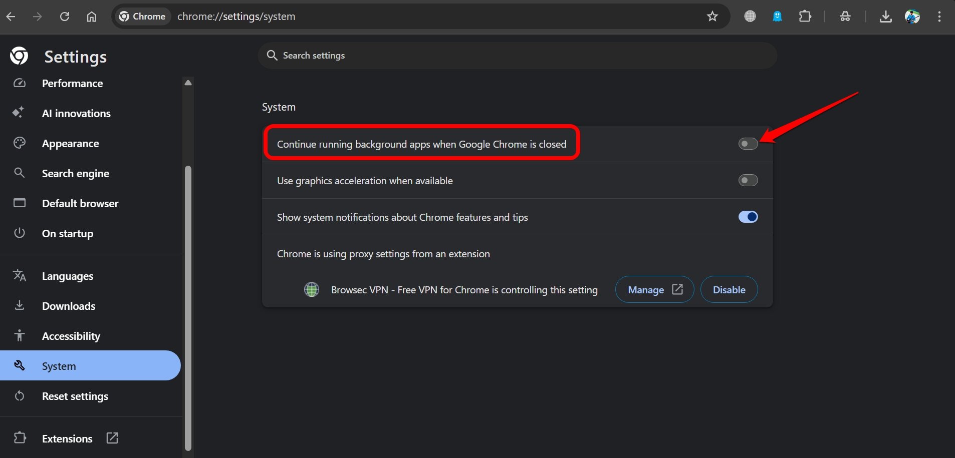 How to Reduce Google Chrome RAM Usage? 8 disable running background apps in Chrome