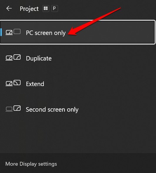 How to Fix Recording Stopped Error in Snipping Tool for Windows 11? 11 disable screen projection
