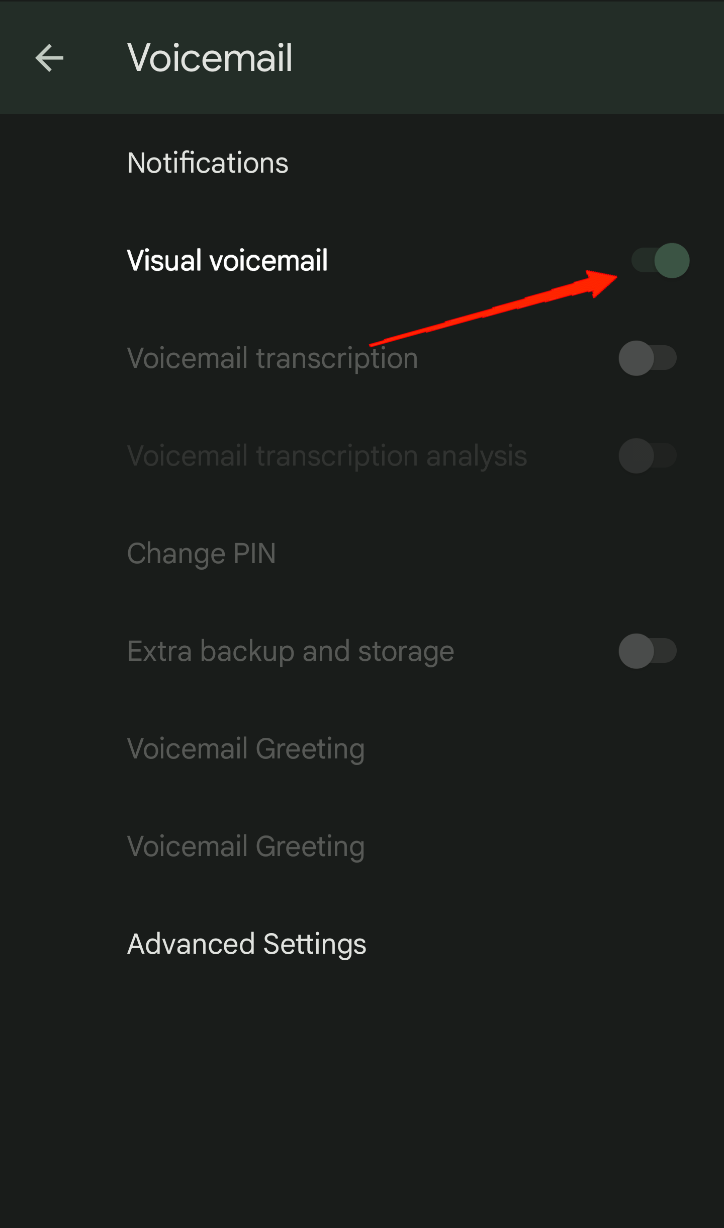 How to Fix Pixel 8 Pro Incoming Calls Going to Voicemail Without Ringing 18 disable the toggle to turn it off