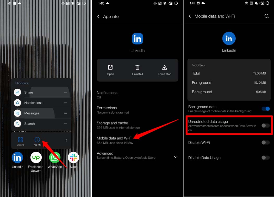 How to Fix Delayed Notifications on Android? 7 disable unrestricted data usage