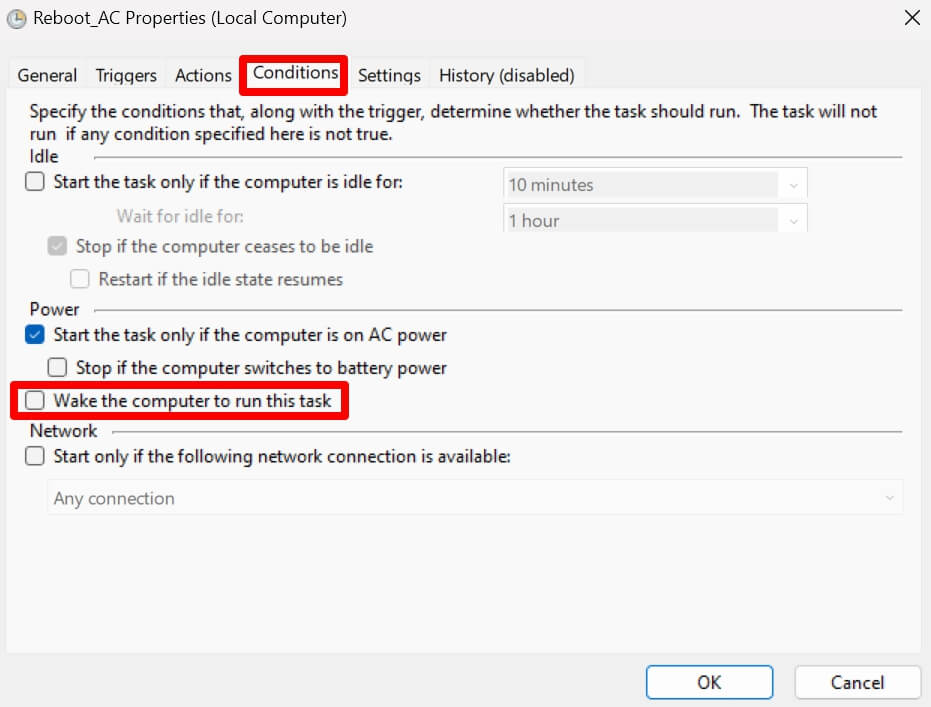 How to Fix Windows PC Randomly Waking Up from Sleep? 5 disable wake the computer to run this task
