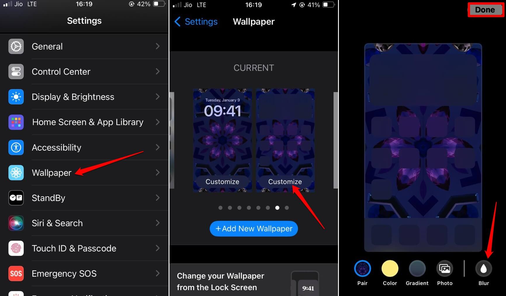 How to Fix Home Screen Wallpaper Appear Blurry on iPhone 3 disable wallpaper blur effect on iPhone