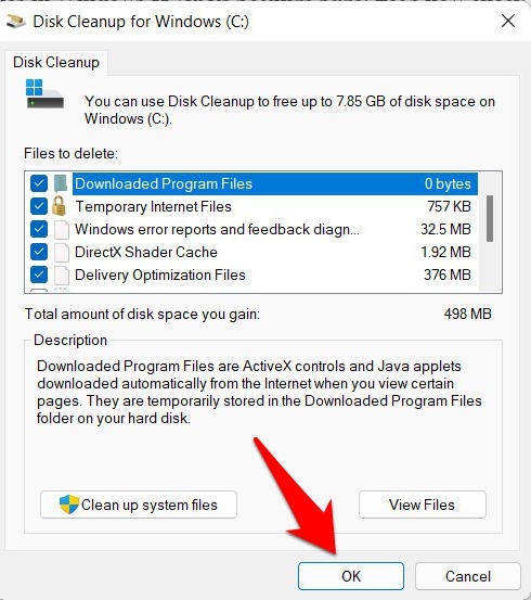 How to Delete Temporary Files in Windows 11? 6 disk cleanup c drive windows 11