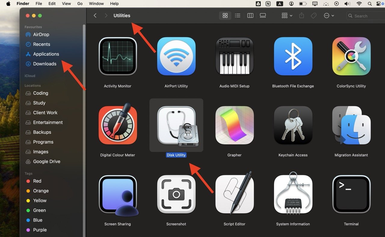 How to Format SD Cards on Mac 3 Disk utilities