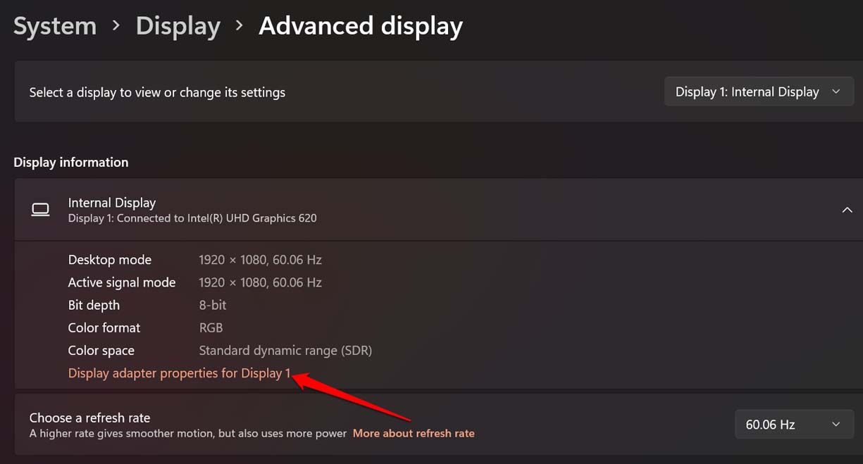 Display Resolution Not Changing in Windows 11: Fix it Now 10 display adapter properties windows