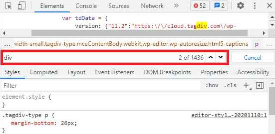 Use Inspect Element