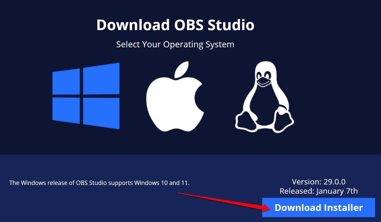 How to Fix OBS Failed to Start Recording Windows 11? 8 download OBS studio