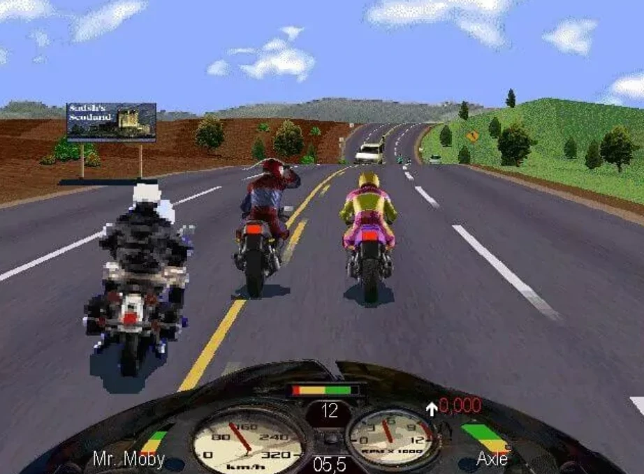 Best Abandonware games I downloaded in 2026 4 download Roadrash 1996