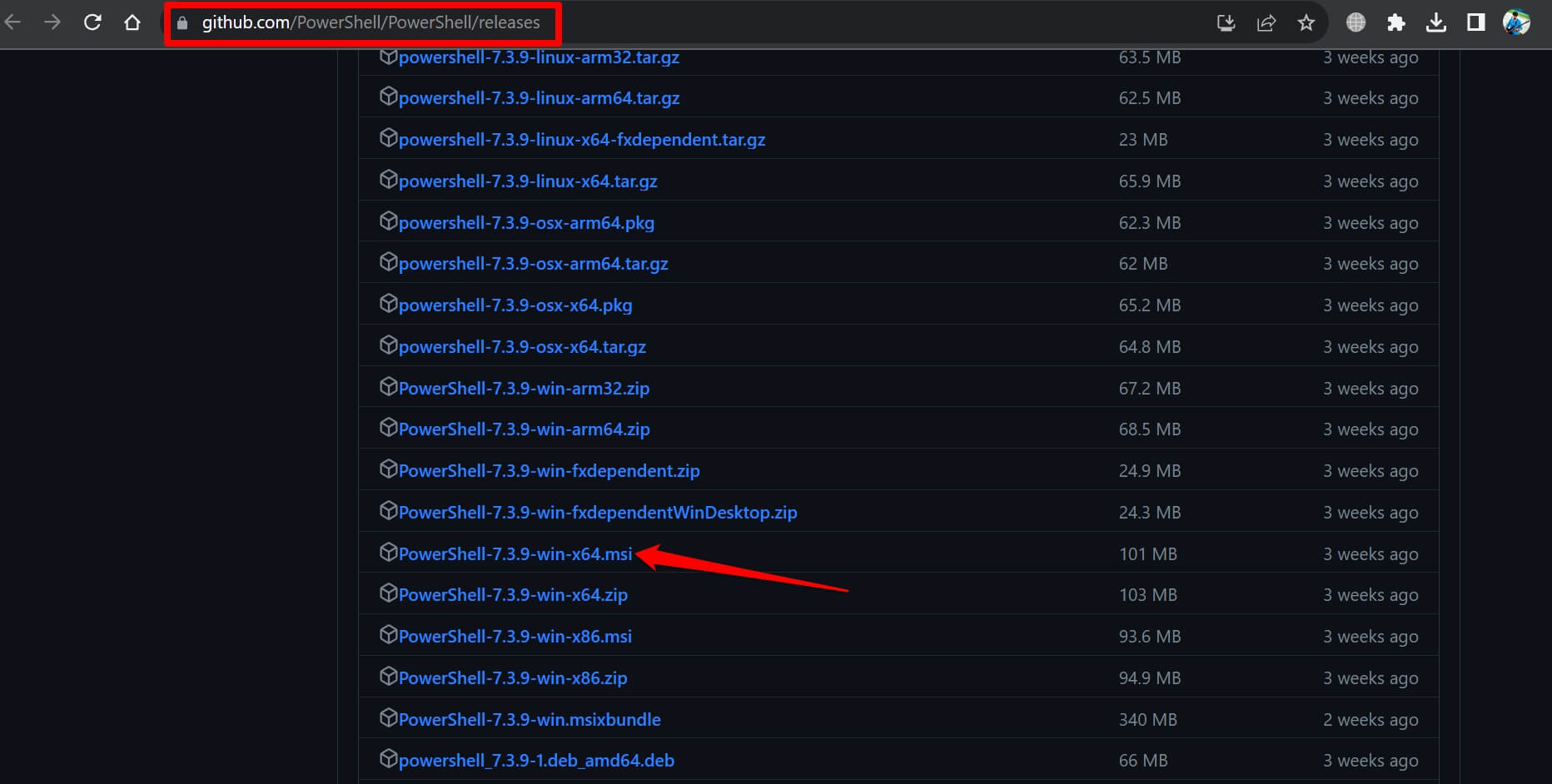 How to Update PowerShell in Windows 11 5 download the MSI file for PowerShell