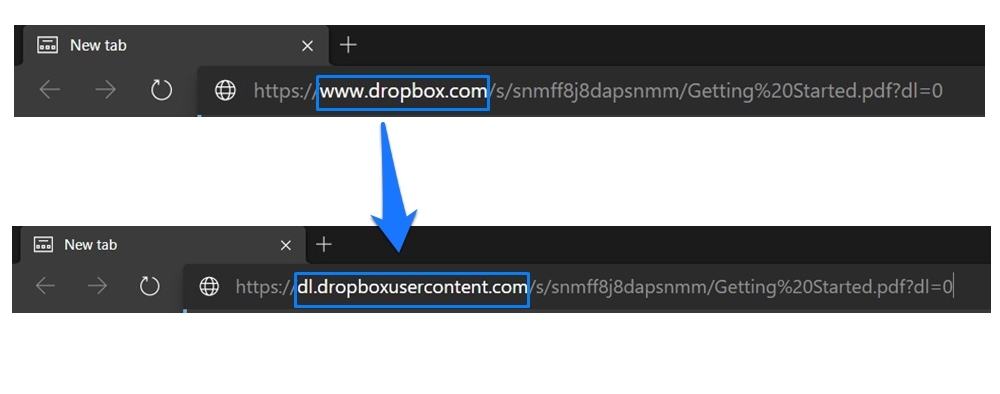 How to Generate Direct Download Link for Cloud Storage? 9 dropbox tweak url