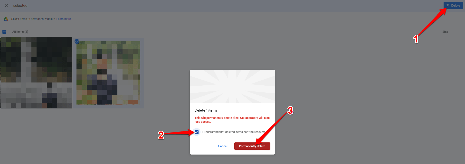How to Free Up Space in Gmail if the Storage is Full? 11 Confirm and Select permanently delete